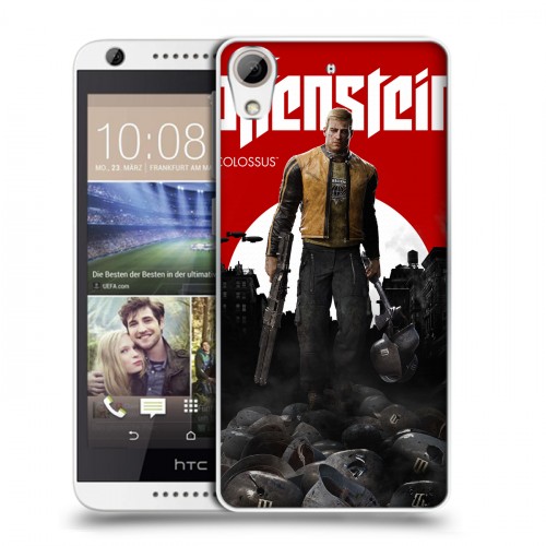 Дизайнерский силиконовый чехол для HTC Desire 626 Wolfenstein