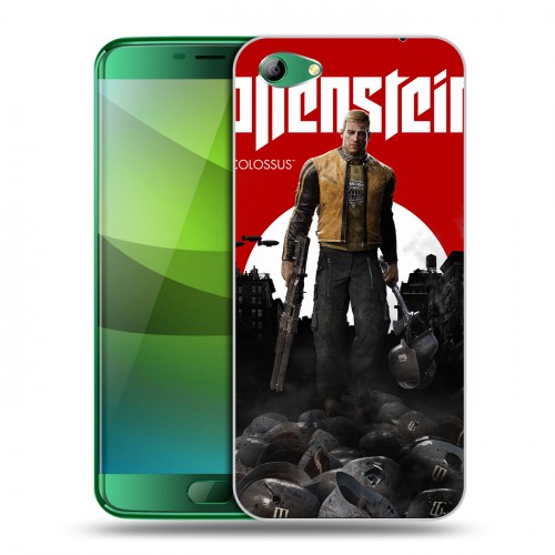 Дизайнерский силиконовый чехол для Elephone S7 Wolfenstein