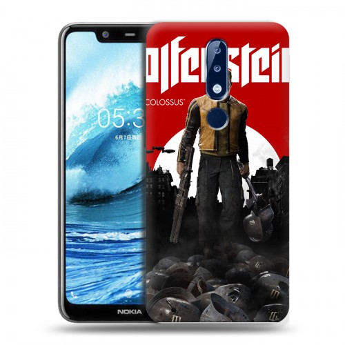 Дизайнерский силиконовый чехол для Nokia 5.1 Plus Wolfenstein