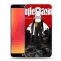 Дизайнерский пластиковый чехол для LG Optimus G2 Wolfenstein