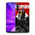 Дизайнерский силиконовый чехол для Realme 5 Wolfenstein