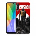 Дизайнерский пластиковый чехол для Huawei Y6p Wolfenstein