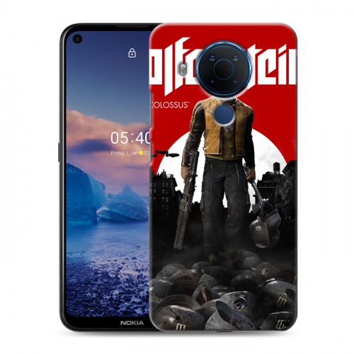 Дизайнерский силиконовый чехол для Nokia 5.4 Wolfenstein