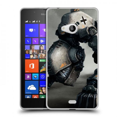 Дизайнерский пластиковый чехол для Microsoft Lumia 540 Wolfenstein