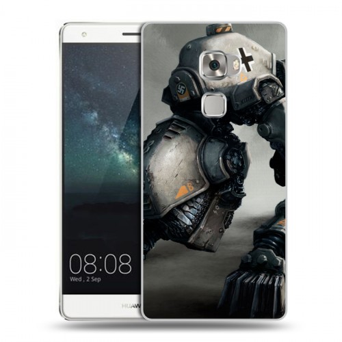 Дизайнерский пластиковый чехол для Huawei Mate S Wolfenstein