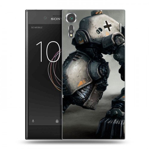 Дизайнерский пластиковый чехол для Sony Xperia XZs Wolfenstein