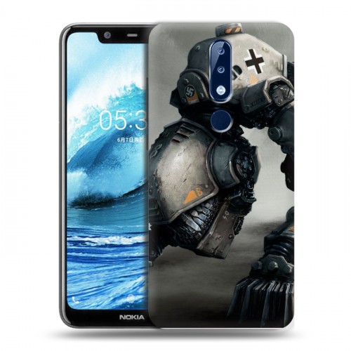 Дизайнерский силиконовый чехол для Nokia 5.1 Plus Wolfenstein