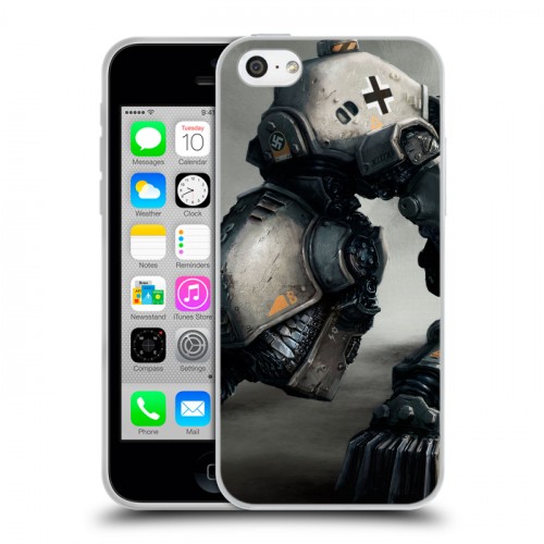 Дизайнерский пластиковый чехол для Iphone 5c Wolfenstein