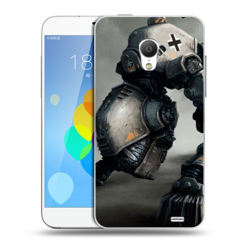 Дизайнерский силиконовый чехол для  Meizu MX3 Wolfenstein