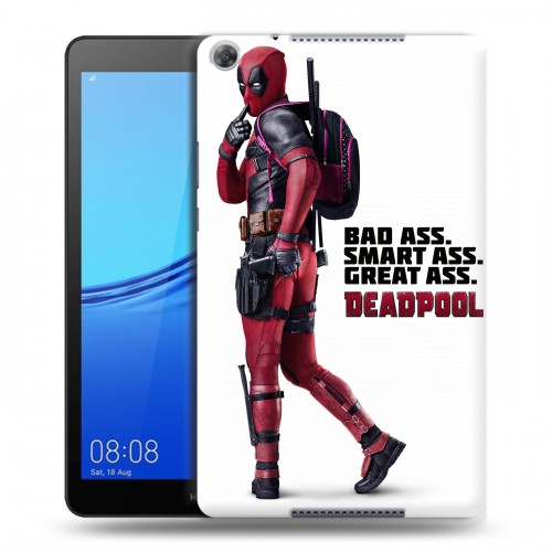 Дизайнерский силиконовый чехол для Huawei MediaPad M5 lite 8 Дэдпул