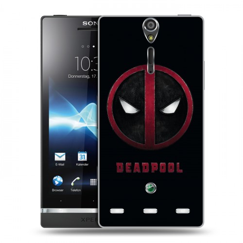 Дизайнерский пластиковый чехол для Sony Xperia S Дэдпул