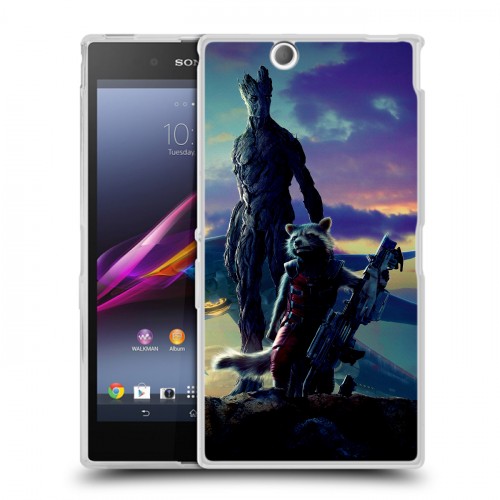 Дизайнерский пластиковый чехол для Sony Xperia Z Ultra  Стражи Галактики