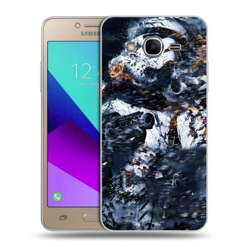 Дизайнерский силиконовый с усиленными углами чехол для Samsung Galaxy J2 Prime Звездные войны