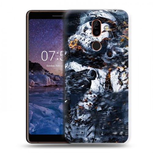 Дизайнерский пластиковый чехол для Nokia 7 Plus Звездные войны