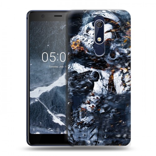 Дизайнерский пластиковый чехол для Nokia 5.1 Звездные войны