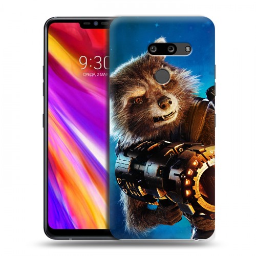 Дизайнерский пластиковый чехол для LG G8 ThinQ Стражи Галактики