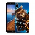 Дизайнерский силиконовый чехол для Xiaomi RedMi 7A Стражи Галактики