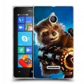 Дизайнерский пластиковый чехол для Microsoft Lumia 435 Стражи Галактики