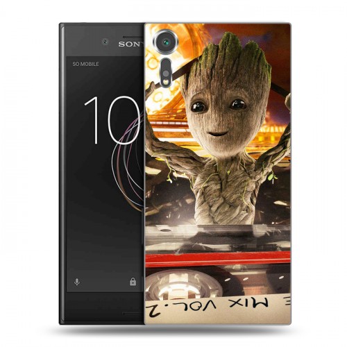 Дизайнерский пластиковый чехол для Sony Xperia XZs Стражи Галактики