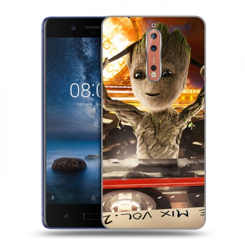 Дизайнерский пластиковый чехол для Nokia 8 Стражи Галактики