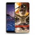 Дизайнерский пластиковый чехол для Nokia 7 Plus Стражи Галактики