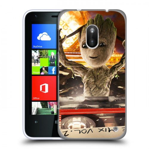 Дизайнерский пластиковый чехол для Nokia Lumia 620 Стражи Галактики