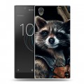 Дизайнерский пластиковый чехол для Sony Xperia L1 Стражи Галактики