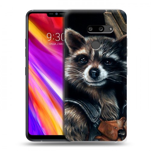 Дизайнерский пластиковый чехол для LG G8 ThinQ Стражи Галактики