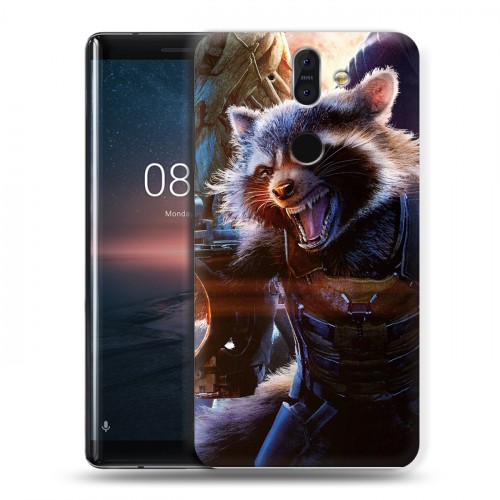 Дизайнерский пластиковый чехол для Nokia 8 Sirocco Стражи Галактики