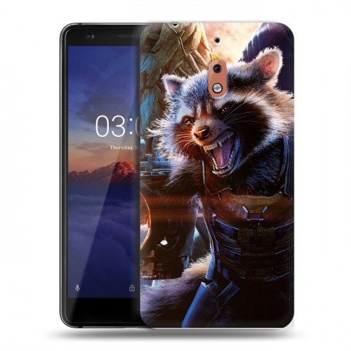 Дизайнерский силиконовый чехол для Nokia 2.1 Стражи Галактики