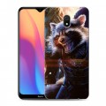 Дизайнерский силиконовый с усиленными углами чехол для Xiaomi RedMi 8A Стражи Галактики