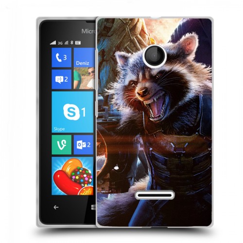 Дизайнерский пластиковый чехол для Microsoft Lumia 435 Стражи Галактики