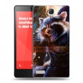 Дизайнерский пластиковый чехол для Xiaomi RedMi Note Стражи Галактики