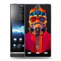 Дизайнерский пластиковый чехол для Sony Xperia S Стражи Галактики