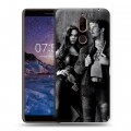 Дизайнерский пластиковый чехол для Nokia 7 Plus Стражи Галактики