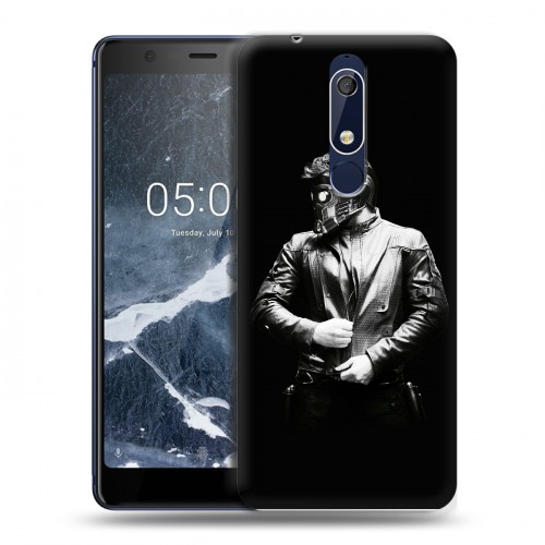 Дизайнерский пластиковый чехол для Nokia 5.1 Стражи Галактики