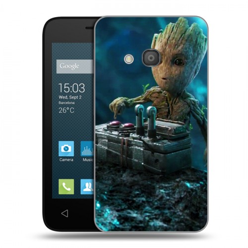 Дизайнерский силиконовый чехол для Alcatel One Touch Pixi 4 (4) Стражи Галактики