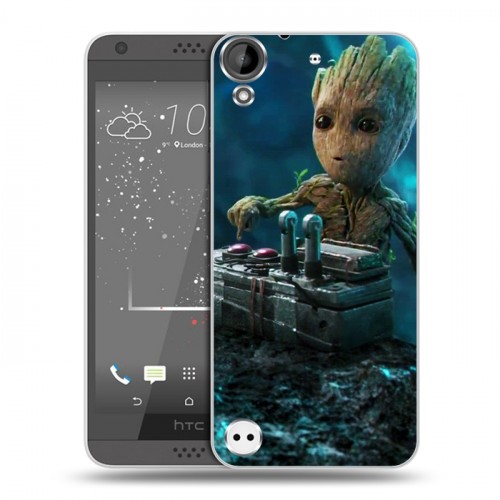 Дизайнерский пластиковый чехол для HTC Desire 530 Стражи Галактики