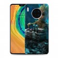 Дизайнерский пластиковый чехол для Huawei Mate 30 Стражи Галактики