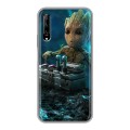 Дизайнерский силиконовый чехол для Huawei Y9s Стражи Галактики