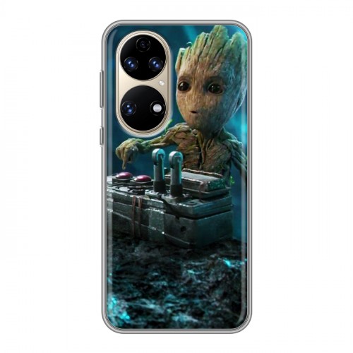 Дизайнерский силиконовый чехол для Huawei P50 Pro Стражи Галактики