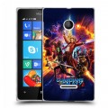 Дизайнерский пластиковый чехол для Microsoft Lumia 435 Стражи Галактики