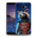 Дизайнерский пластиковый чехол для Nokia 7 Plus Стражи Галактики