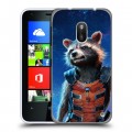 Дизайнерский пластиковый чехол для Nokia Lumia 620 Стражи Галактики