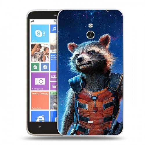 Дизайнерский пластиковый чехол для Nokia Lumia 1320 Стражи Галактики