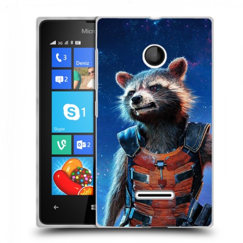 Дизайнерский пластиковый чехол для Microsoft Lumia 435 Стражи Галактики