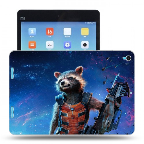 Дизайнерский силиконовый чехол для Xiaomi MiPad Стражи Галактики