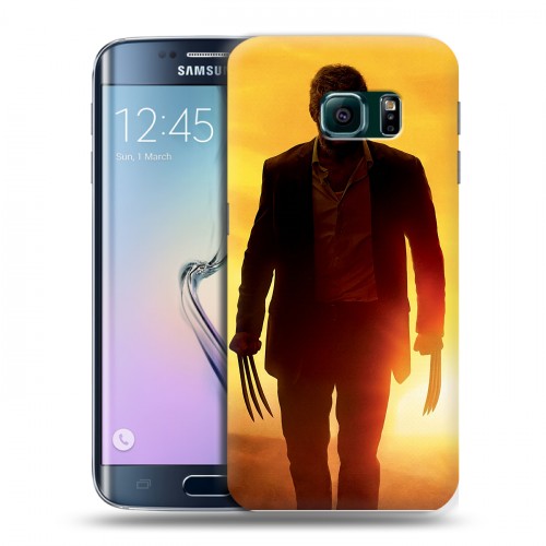 Дизайнерский пластиковый чехол для Samsung Galaxy S6 Edge Логан
