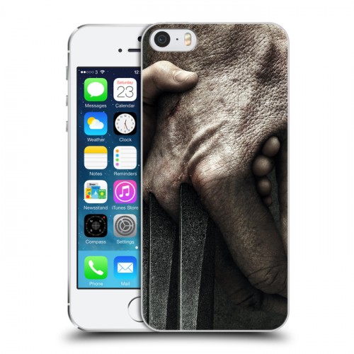 Дизайнерский пластиковый чехол для Iphone 5s Логан