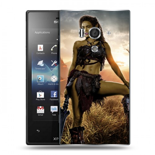 Дизайнерский пластиковый чехол для Sony Xperia acro S Варкрафт